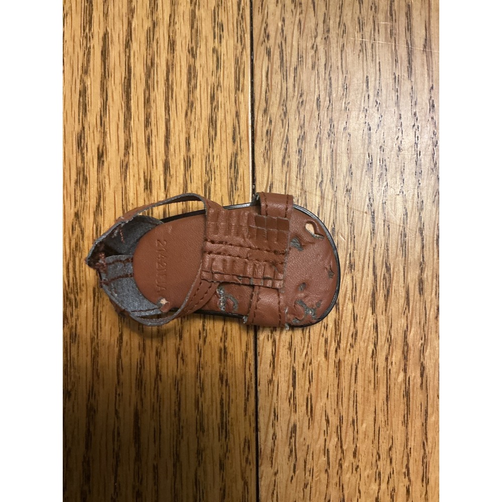 American Girl Doll Brown Huarache Sandals Shoes 18 Inch Doll Accessories 2142NJA - Picture 2 of 2